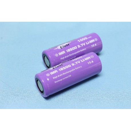 Efest IMR 18500 1000mAh purple - 15A